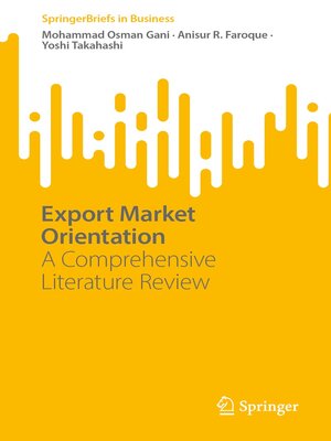cover image of Export Market Orientation